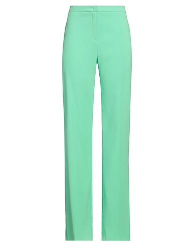 PINKO Casual trouser Green 98% Polyester, 2% Elastane
