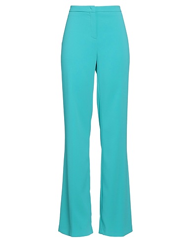 PINKO Casual pants Turquoise 98% Polyester, 2% Elastane