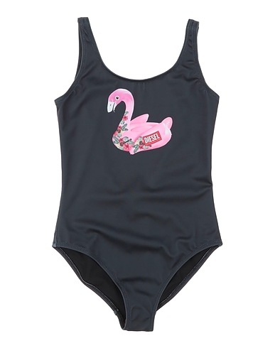 DIESEL One-piece swimsuits Charcoal 82% Polyester, 18% Elastane