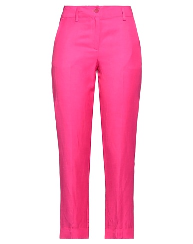 P.A.R.O.S.H. Pantalone Fucsia 72% Viscosa, 28% Lino