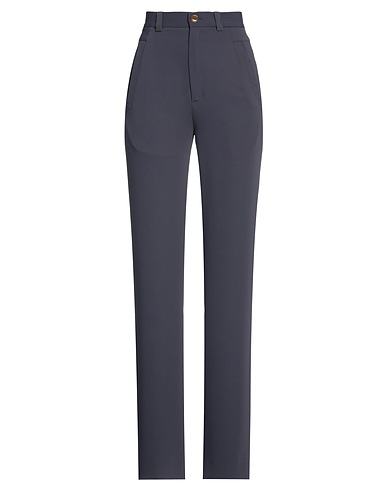 VIVIENNE WESTWOOD Casual trouser Slate blue 100% Polyester