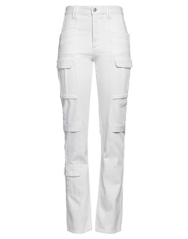 ISABEL MARANT Cargohose Weiß 100% Baumwolle