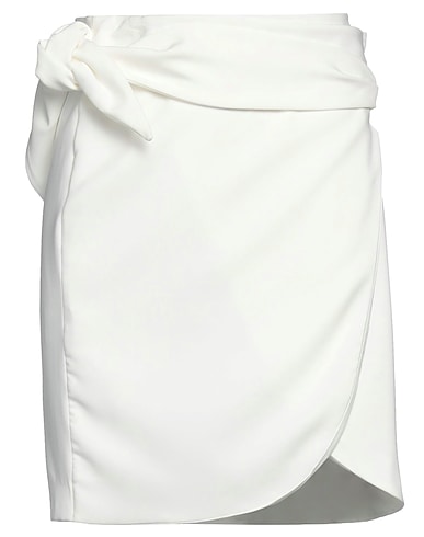 KATE BY LALTRAMODA Minirock Weiß 88% Polyester, 12% Elastan