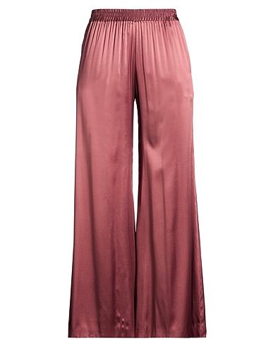GIANLUCA CAPANNOLO Casual pants ROSA ANTICO 94% Silk, 6% Elastane