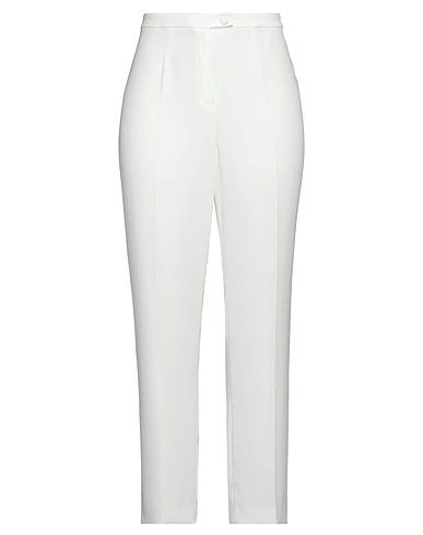 KATHARINA V. BRAUN Casual pants White 100% PES - Polyethersulfone
