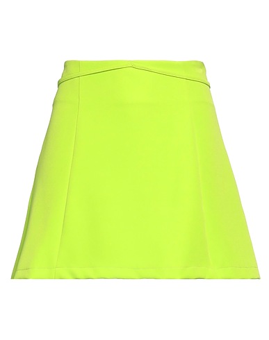 KATE BY LALTRAMODA Minigonna Verde lime 89% Poliestere, 11% Elastan
