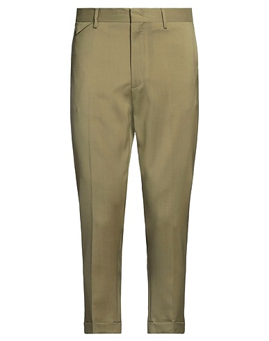 LOW BRAND Casual pants Sage green 54% Wool, 45% Polyester, 1% Elastane