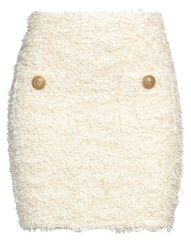 BALMAIN Mini skirt 43% Cotton, 28% Viscose, 25% Polyamide, 4% Polyester
