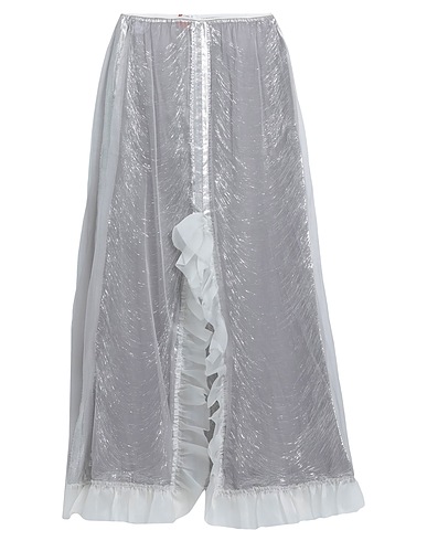 CORMIO Long skirt Grey 67% Silk, 33% Polyamide