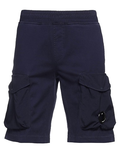 C.P. COMPANY Shorts & Bermuda Blu navy 100% Cotone, Poliammide