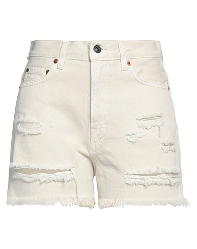 HAIKURE Denim shorts Beige 100% Cotton