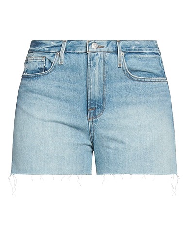 FRAME Denim shorts Blue 100% Cotton