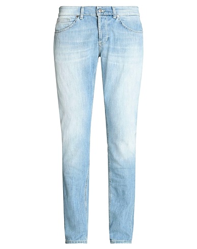 DONDUP Denim trousers Blue 89% Cotton, 11% Elastomultiester