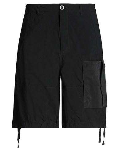 TEN C Shorts & Bermuda Black 100% Polyamide, Polyester