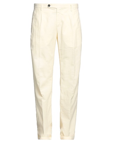 MASSIMO ALBA Casual pants Cream 100% Cotton