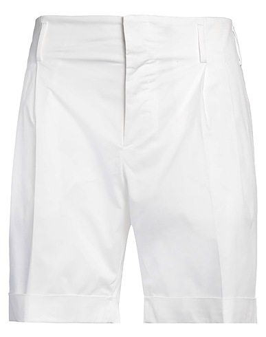 BRIAN DALES Shorts & Bermuda Bianco 97% Cotone, 3% Elastan