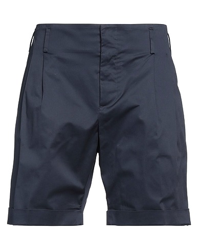 BRIAN DALES Shorts & Bermuda Navy 97% Cotton, 3% Elastane