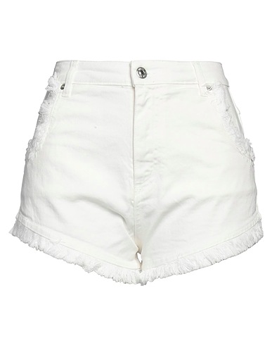 GRIFONI Shorts & Bermuda Bianco 98% Cotone, 2% Elastan