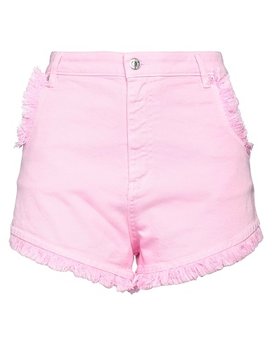 GRIFONI Shorts & Bermuda Pink 98% Cotton, 2% Elastane