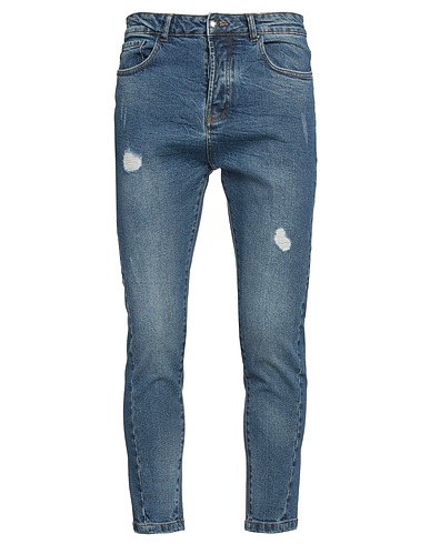 RICHMOND X Denim trousers Blue 98% Cotton, 2% Elastane