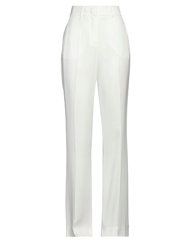BCBGMAXAZRIA Casual trouser White 100% Viscose