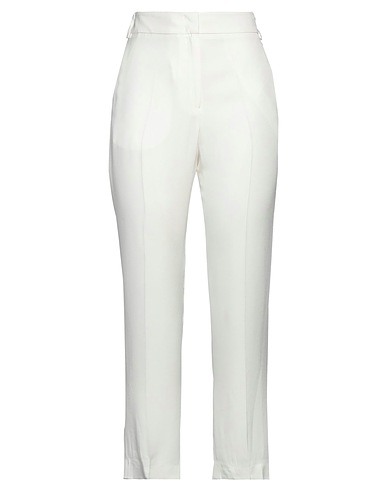 BCBGMAXAZRIA Pantalone Bianco 100% Viscosa