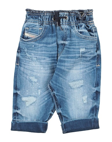 DIESEL Denim pants Blue 73% Cotton, 17% Polyester, 9% Rayon, 1% Elastane