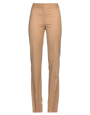 NILI LOTAN Casual trouser Camel 98% Virgin Wool, 2% Elastane