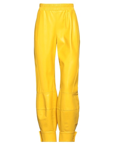 BCBGMAXAZRIA Pantalone Giallo 100% Poliuretano