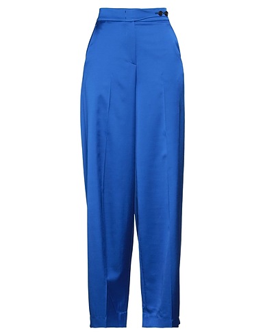 BCBGMAXAZRIA Casual trouser Blue 73% Viscose, 24% Virgin Wool, 3% Elastane