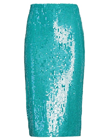 P.A.R.O.S.H. Midi skirt Turquoise 90% Polyamide, 10% Elastane, PVC - Polyvinyl chloride