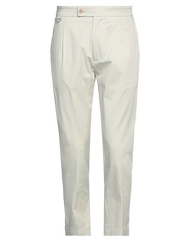 LOW BRAND Casual trouser Light grey 97% Cotton, 3% Elastane