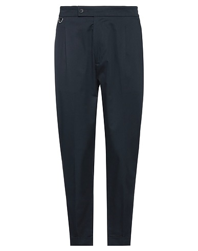 LOW BRAND Casual trouser Navy blue 97% Cotton, 3% Elastane