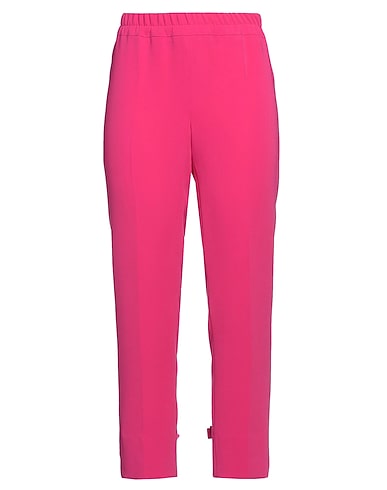 MAISON COMMON Casual trouser Fuchsia 65% Triacetate, 35% Polyester