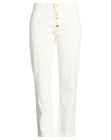 KARTIKA Casual παντελόνι Λευκό 97% Βαμβάκι, 3% Ελαστάνη