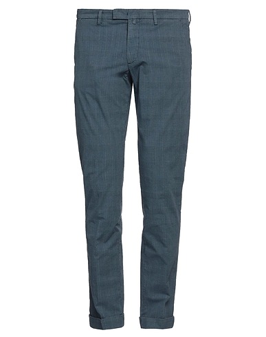 BRIGLIA 1949 Casual trouser Navy blue 73% Cotton, 25% Polyester, 2% Elastane