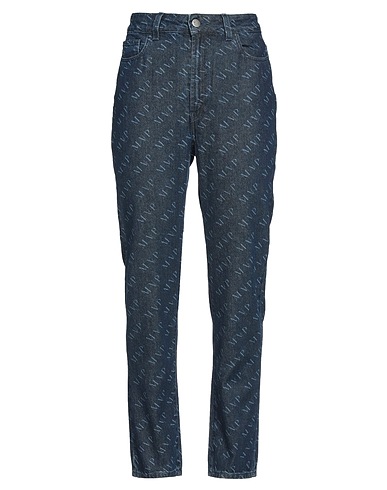 MVP WARDROBE Denim trousers Blue 100% Cotton