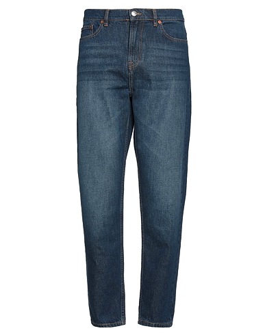 SAMSØE Φ SAMSØE Denim trousers Blue 100% Organic cotton