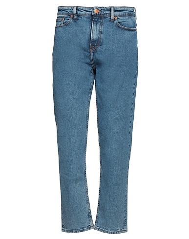 SAMSØE Φ SAMSØE Denim trousers Blue 99% Organic cotton, 1% Elastane