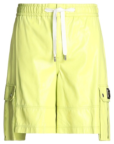 DOLCE&GABBANA Shorts & Bermuda Lime green 100% Cotton