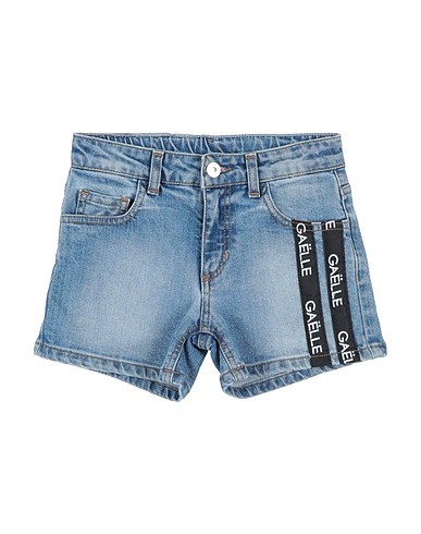 GAëLLE Paris Denim shorts Blue 98% Cotton, 2% Elastane
