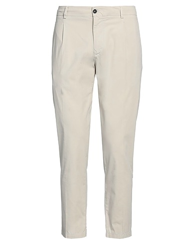 BE ABLE Casual trouser Light grey 95% Cotton, 5% Elastane
