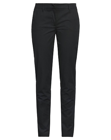 BYBLOS Casual pants Black 61% Cotton, 34% Polyamide, 5% Elastane