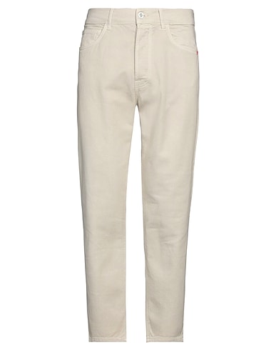 AMISH SUPPLIES Denim trousers Beige 100% Cotton