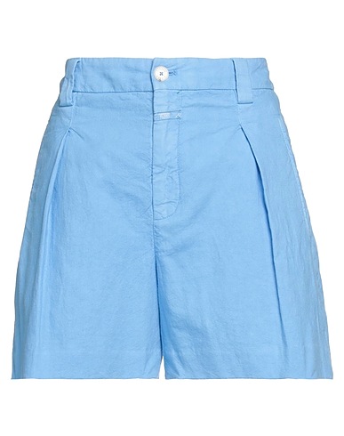 CLOSED Shorts & Bermuda Light blue 51% Linen, 49% Cotton