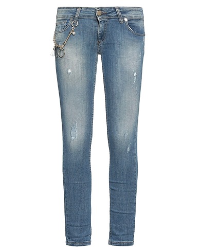 EUREKA by BABYLON Denim pants Blue 98% Cotton, 2% Elastane