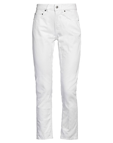 DONDUP Casual trouser White 100% Cotton