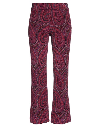 TRUE ROYAL Casual trouser Mauve 98% Cotton, 2% Elastane