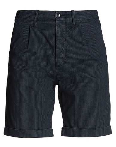 OFFICINA 36 Shorts & Bermuda Midnight blue 98% Cotton, 2% Elastane