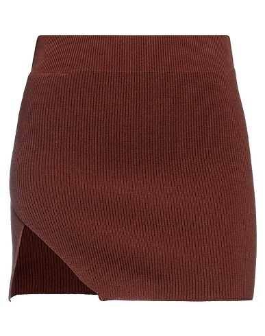 LANEUS Minirock Braun 90% Baumwolle, 10% Lycra®